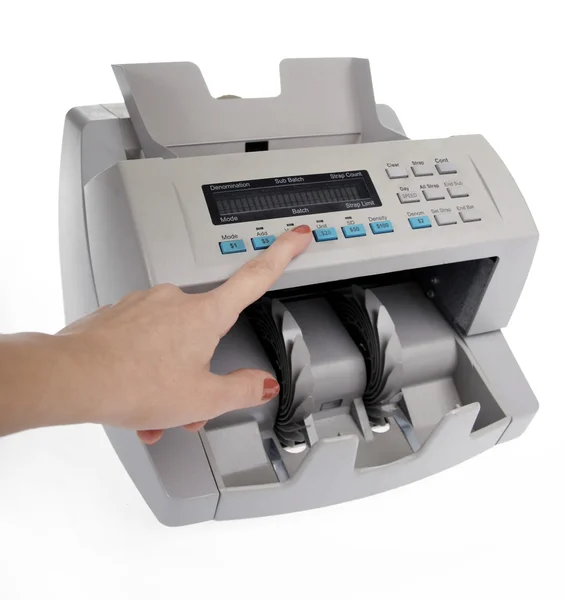Banknote counter — Stock Photo, Image