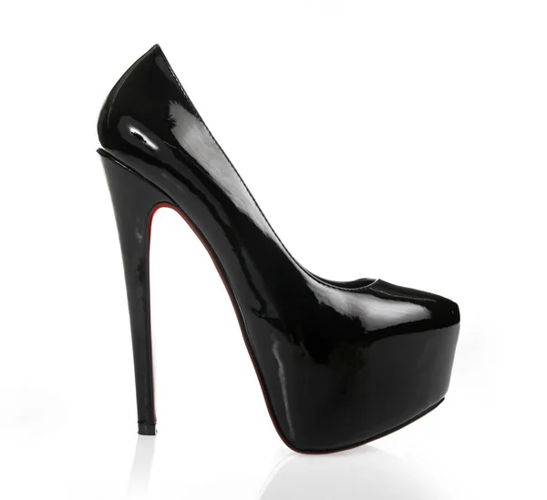 Zapato de brillo negro — Foto de Stock