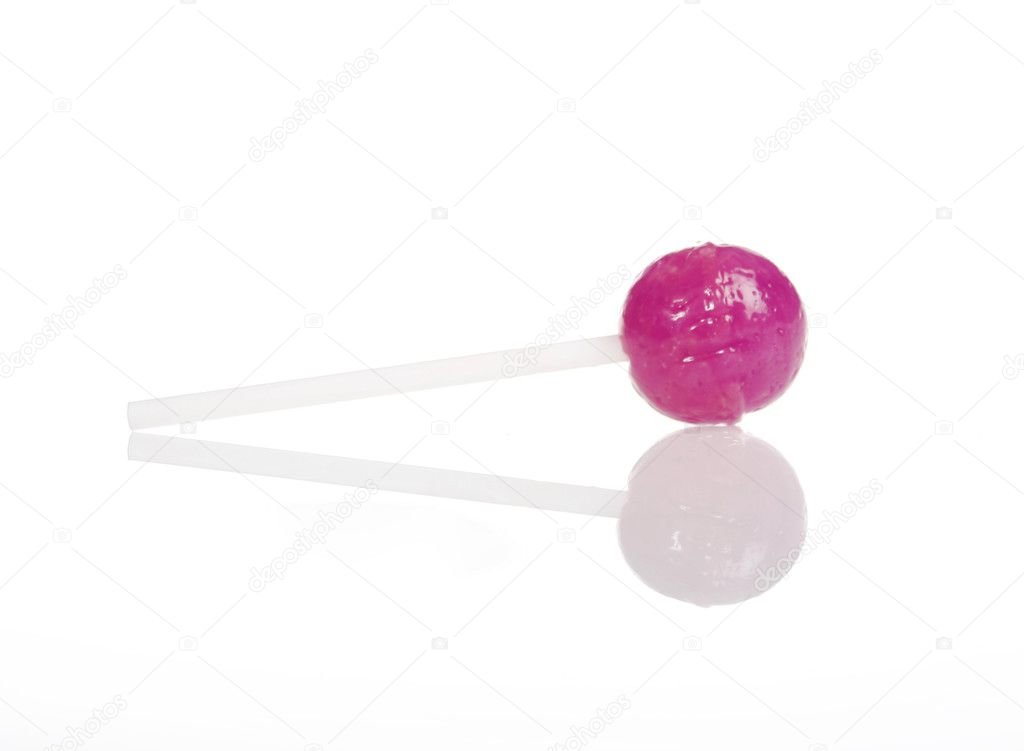 Purple lollipop