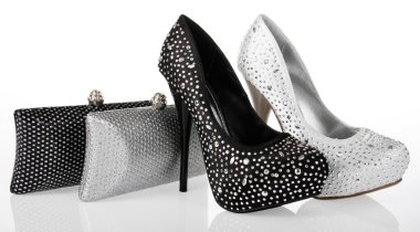 Shoes and Clutches clipart