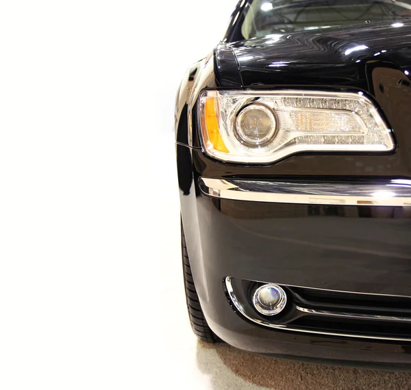 Bumper e luz detalhe do carro de luxo — Fotografia de Stock