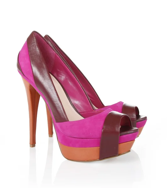 Фиолетовая обувь — стоковое фото