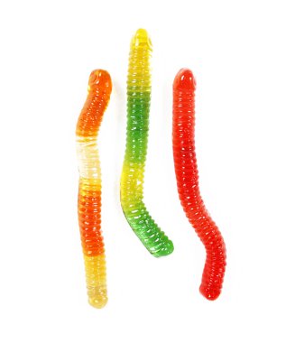 Gummy worms clipart