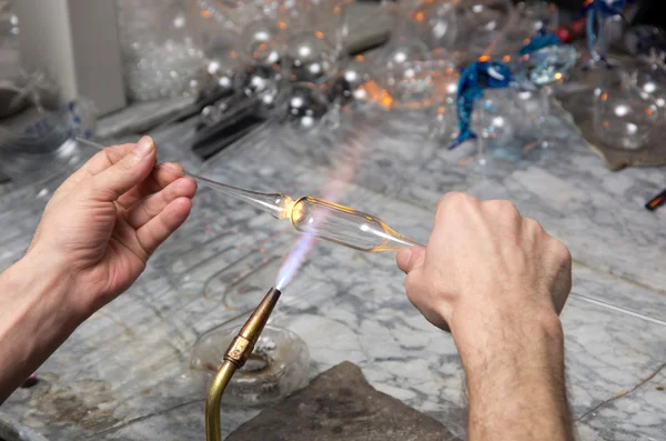 Glass blower Royalty Free Stock Photos