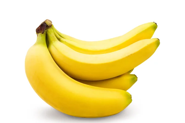 白色背景的一堆香蕉 — 图库照片