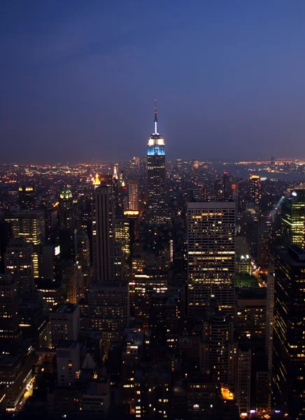 Нью-Йорк Скайлайн — стоковое фото
