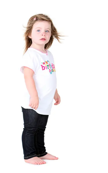 Adorable toddler girl portrait — Stock Photo, Image