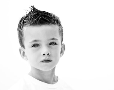 Young boy portrait clipart