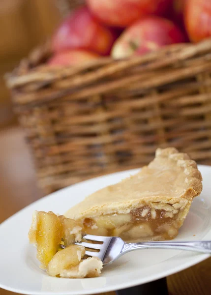 Apple pie slice — Stock Photo, Image