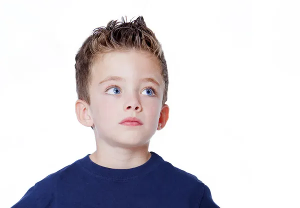 Handsome portrait of a boy looking to the side — Stock Photo, Image