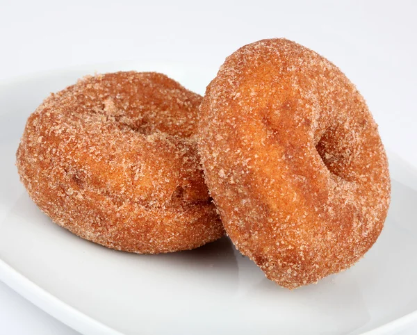 stock image Two Sugared Doughnuts