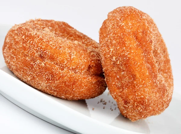 stock image Sugared Donuts on white background