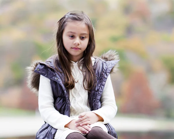 Gyönyörű hispán gyermek-portré — Stock Fotó