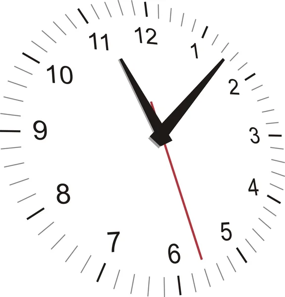 Reloj claro — Vector de stock
