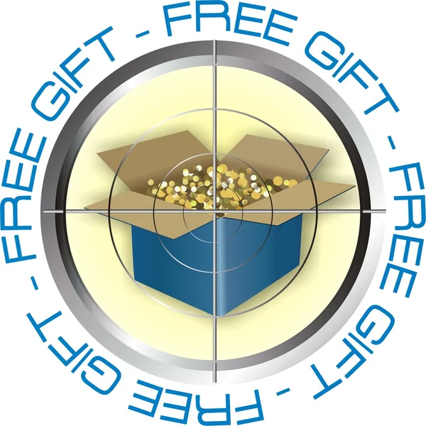 Hadiah gratis - Stok Vektor