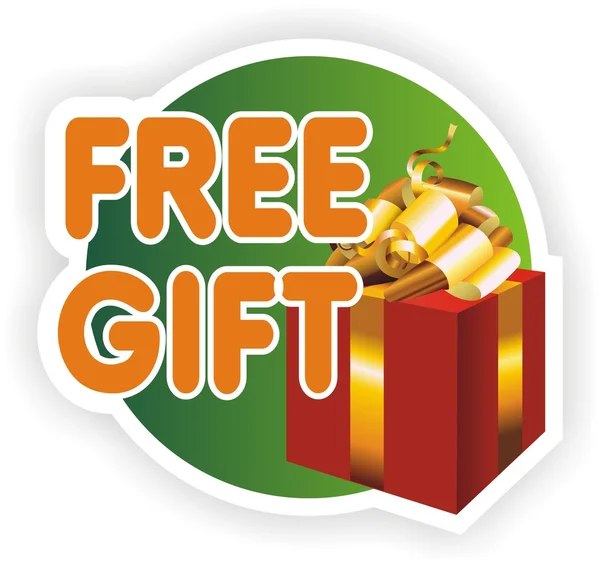 Cadeau gratuit — Image vectorielle