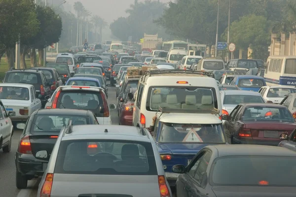 Traffic Jam In Cairo — Stock Photo, Image