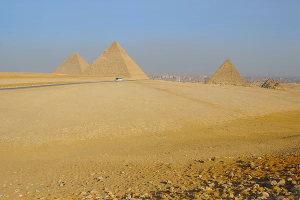 Piramidi egiziane — Foto Stock