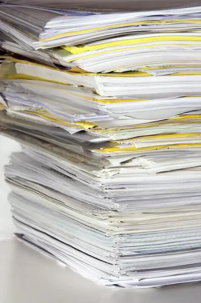 Files on a big stack — Stock Photo, Image