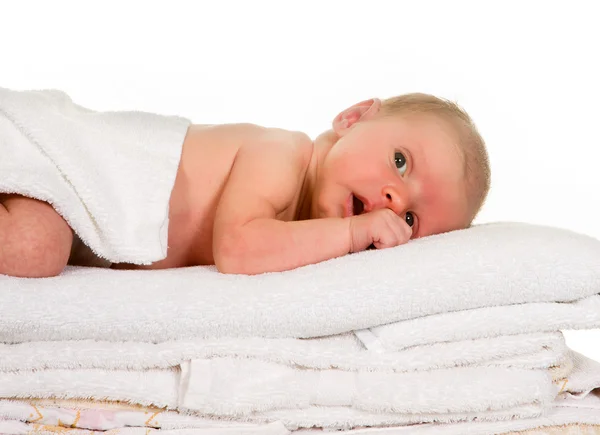 Baby på tvätt — Stockfoto