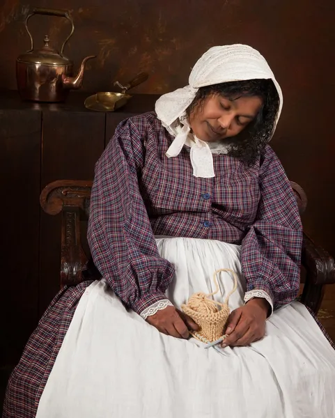 维多利亚时代女人睡觉 — 图库照片