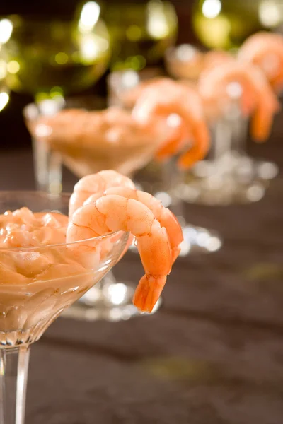 Cocktails aux crevettes — Photo