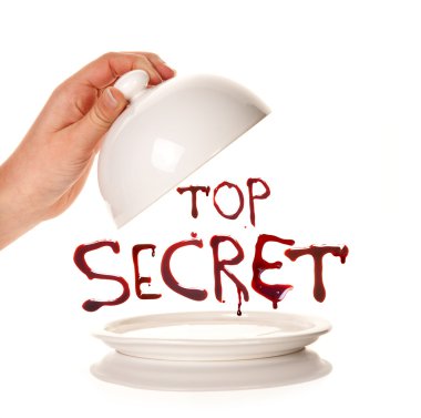 Presenting a top secret clipart