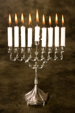 Silver hanukkah clipart