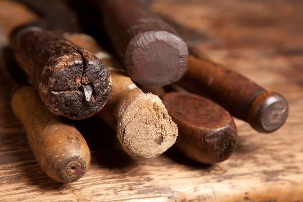 stock image Handles and grunge tools