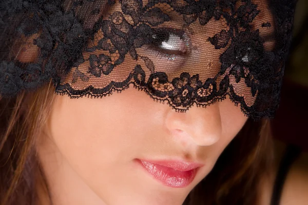Lady in lace — Stock Photo, Image