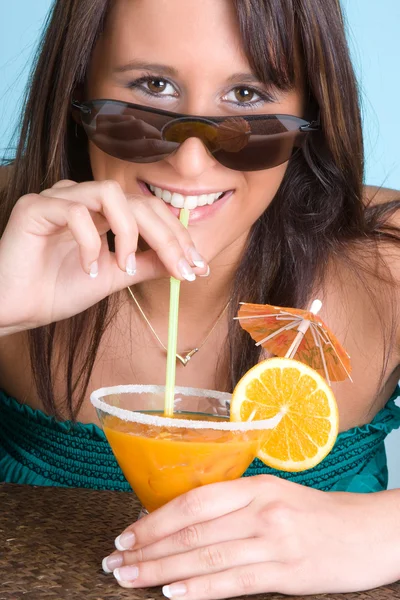 Orange summer cocktail — Stock Photo, Image