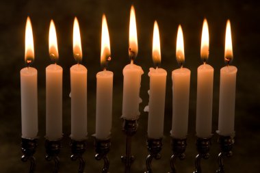 Nine candles clipart