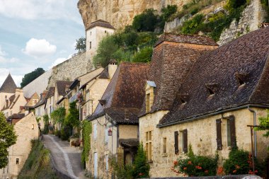 Beynac village in France clipart