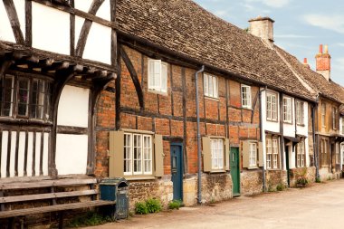 Lacock cottages clipart