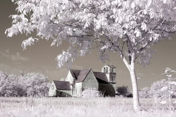 stock image Church in infrared