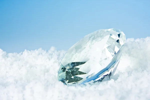 Diamante frio — Fotografia de Stock