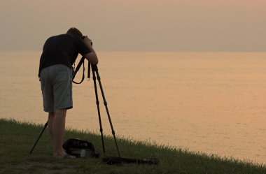 gün batımında fotoğraf