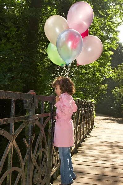 Sechs Luftballons — Stockfoto