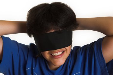 Blindfolded clipart