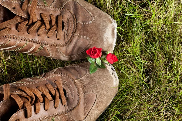 Boots in love — Stock Photo, Image