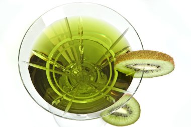 Kiwi cocktail clipart