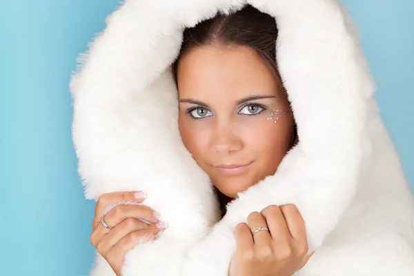 Teplý zimní kabát — Stock fotografie