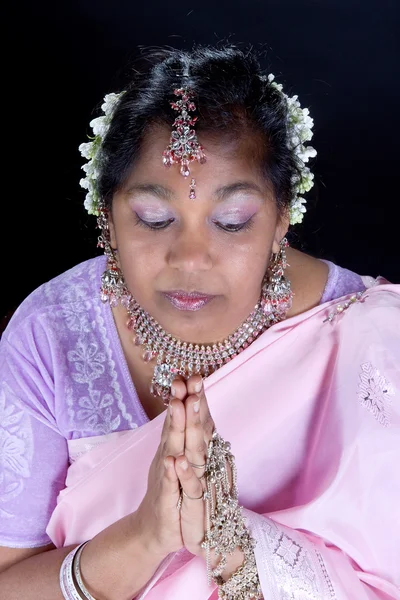 Preghiera indù — Foto Stock