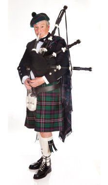 Scottish bagpipes clipart
