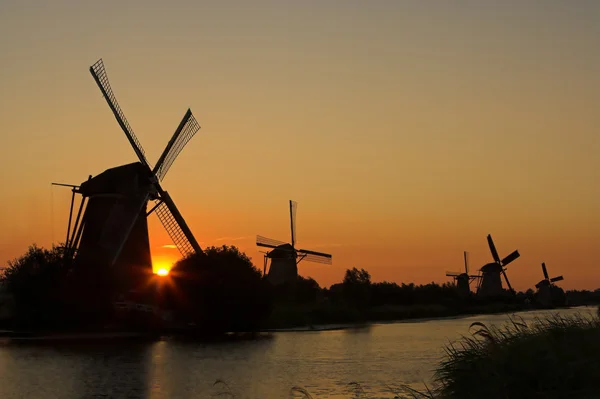 Silhouettes of Holland — Stock Photo, Image