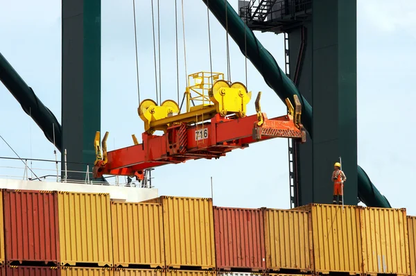 Container, die verschifft werden — Stockfoto