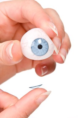 Contact lens clipart