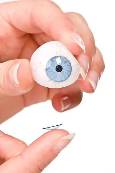 stock image Contact lens