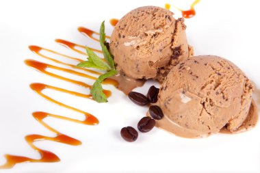 Coffee ice cream clipart