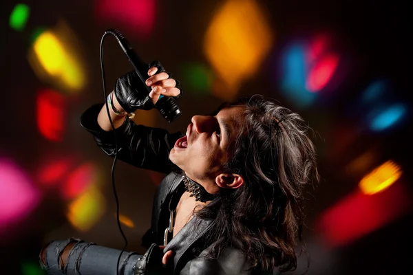 Stock image Rock singer